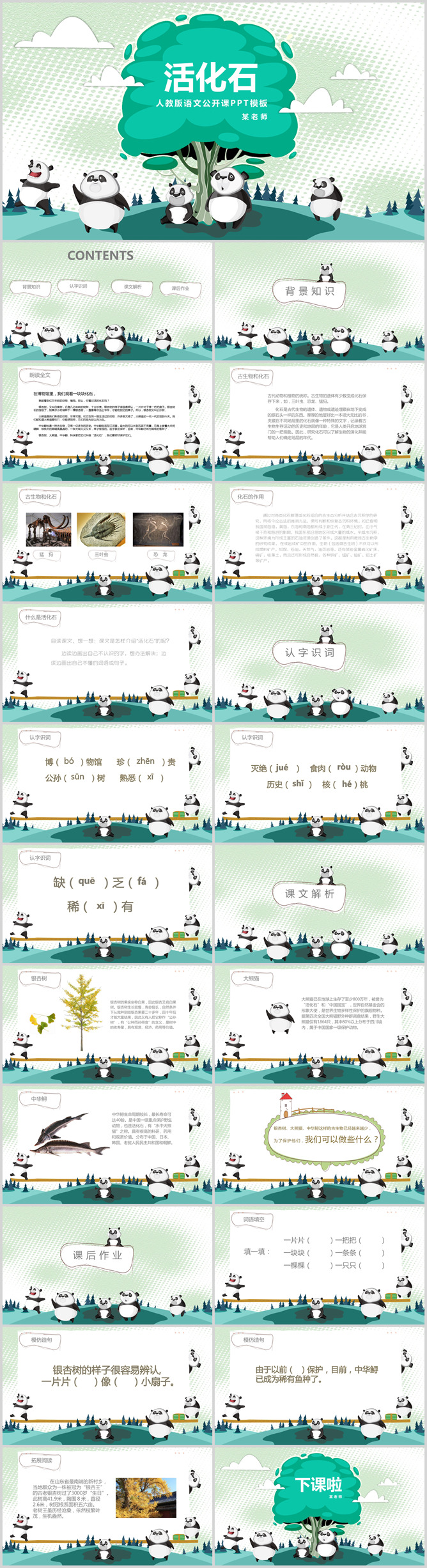 活化石PPT课件3