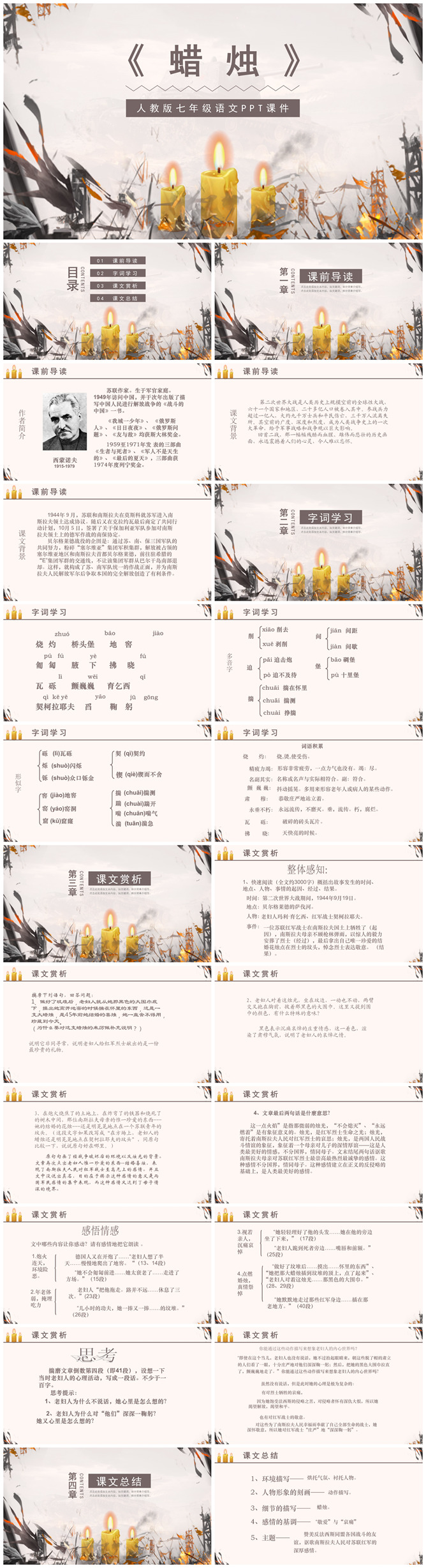 蜡烛PPT课件
