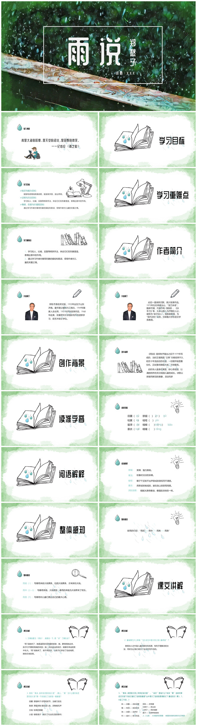 雨说PPT课件