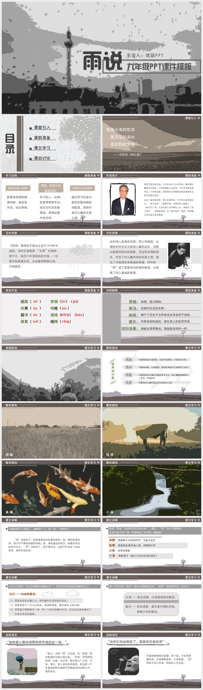 雨说PPT课件2