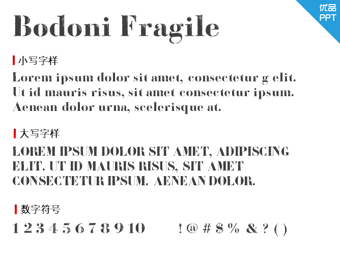 Bodoni Fragile