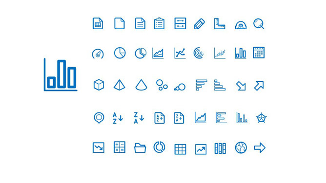 数据分析PPT小图标下载