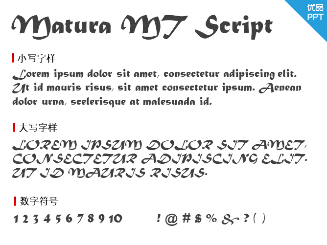 Matura MT Script Capitals