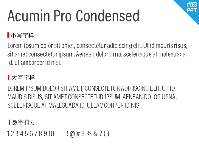Acumin Pro Condensed