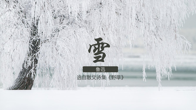 雪PPT课件1