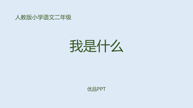 我是什么PPT课件2