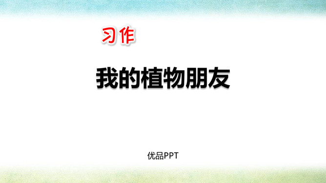 我的植物朋友PPT课件3
