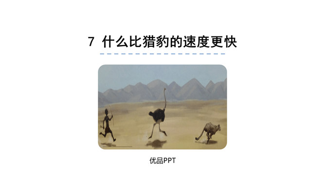 什么比猎豹的速度更快PPT课件6
