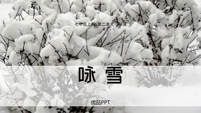 咏雪PPT课件3