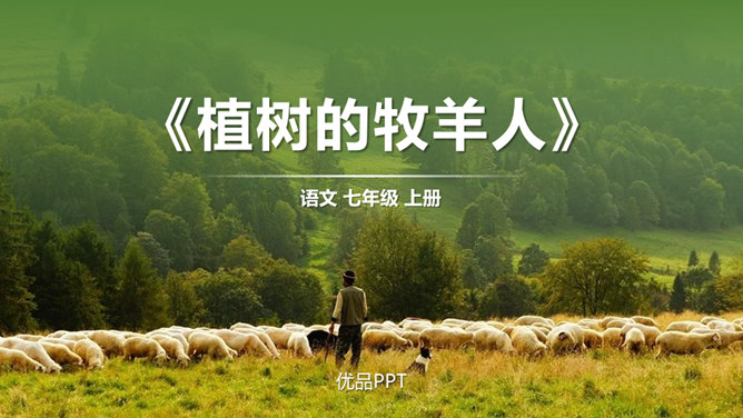植树的牧羊人PPT课件8