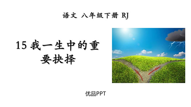 我一生中的重要抉择PPT课件5