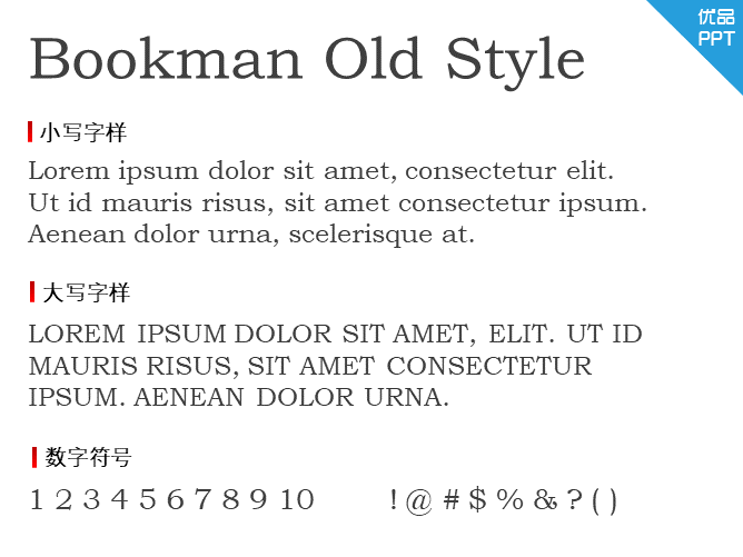 Bookman Old Style