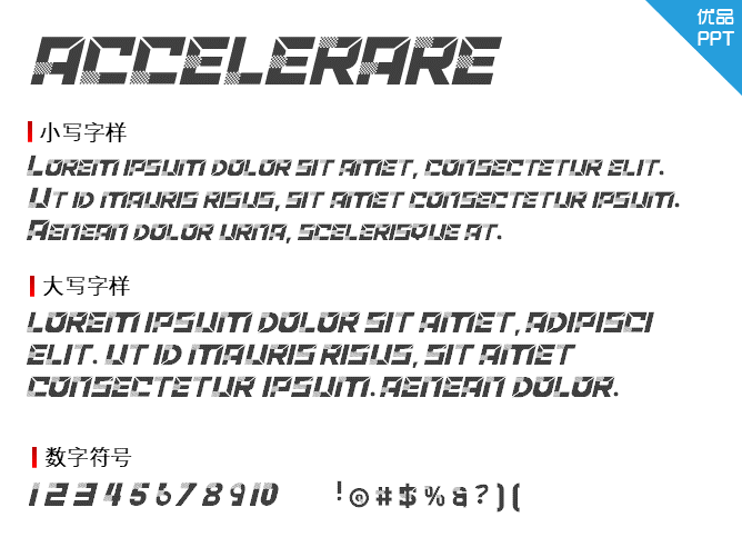 ACCELERARE Italic