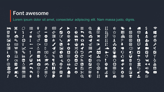 Font awesome小图标二